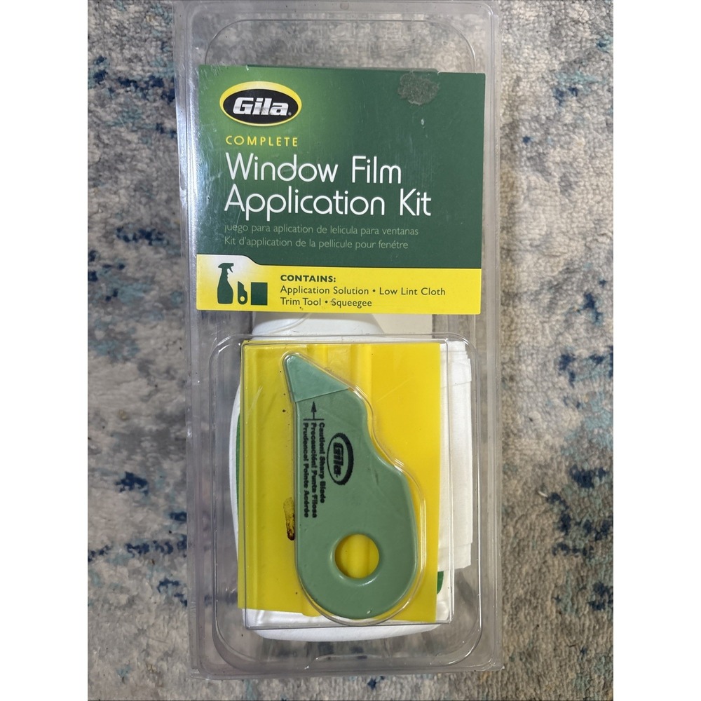 Gila RTK500 Window Film Complete Installation Kit NIB